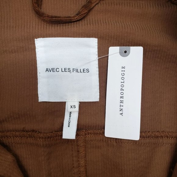 Anthropologie Avec Les Filles Leopard Corduroy Shirt Jacket - Picture 7 of 12